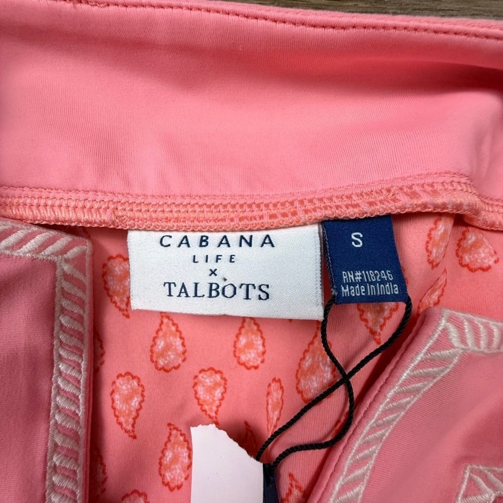 Cabana Life Coral-Pink Patterned Tunic Coverup - Picture 4 of 13